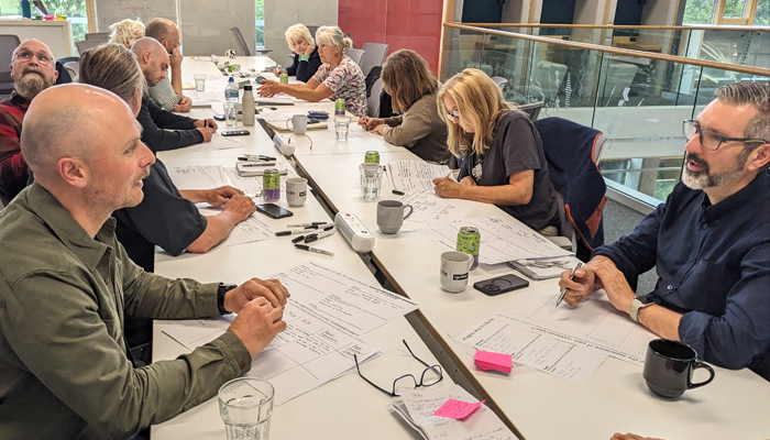 UX workshop with falmouth university